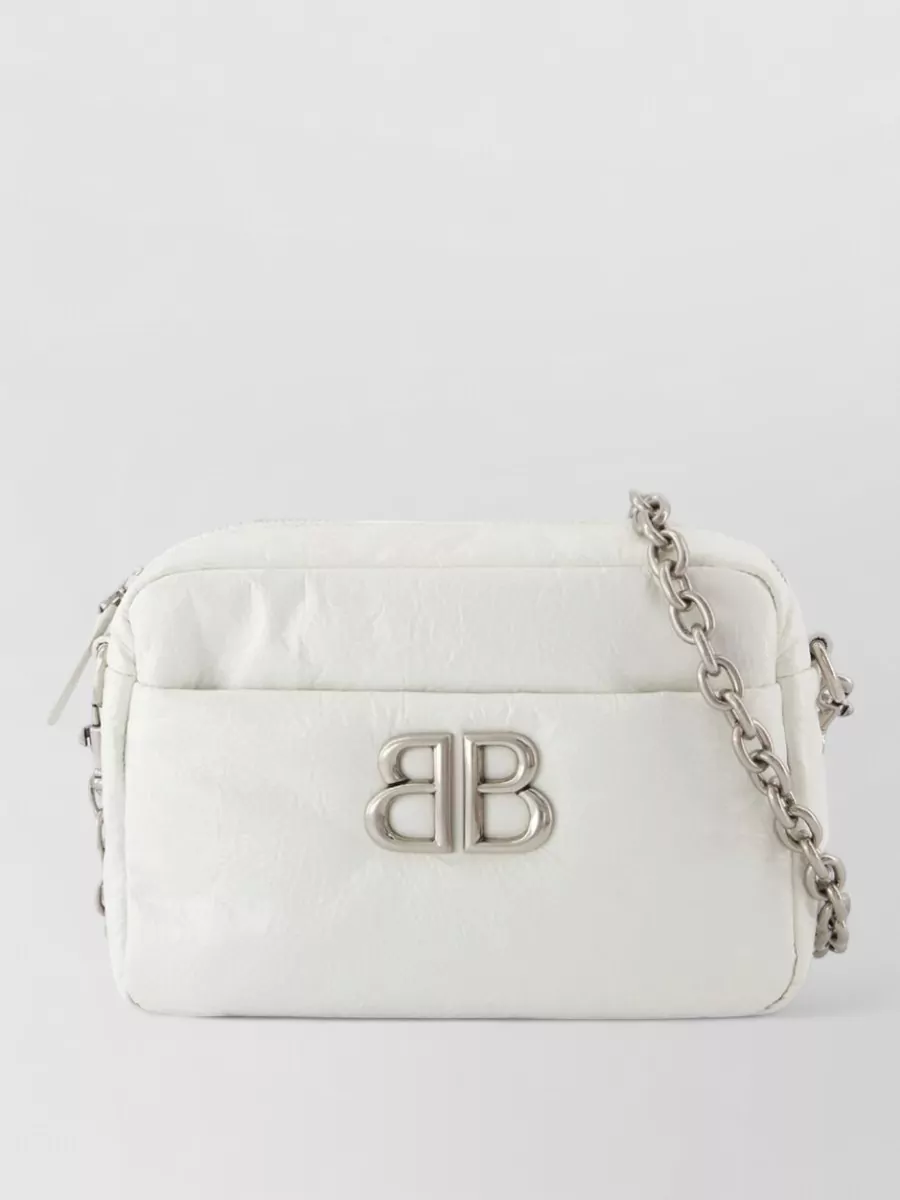 Balenciaga monaco xs leather shoulder bag