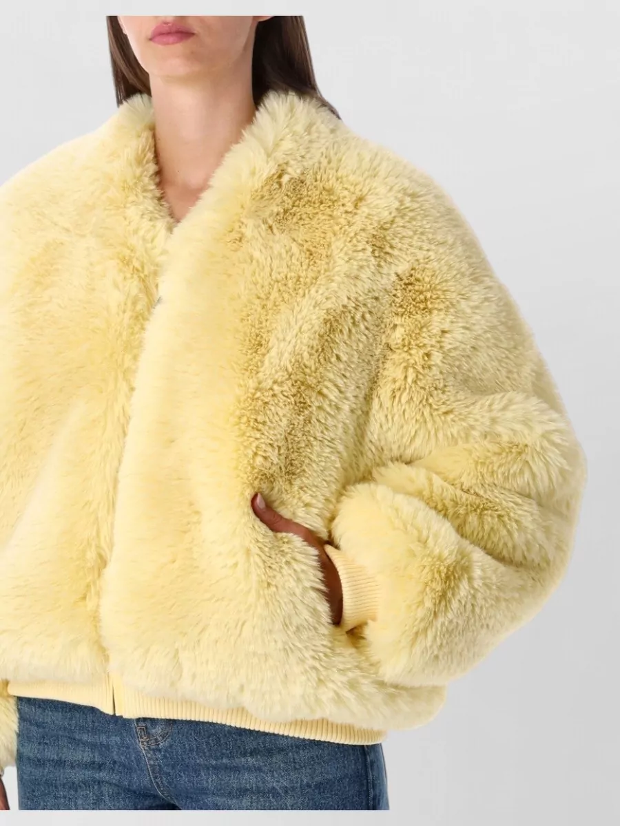 The Frankie Shop Faux Fur Jacket