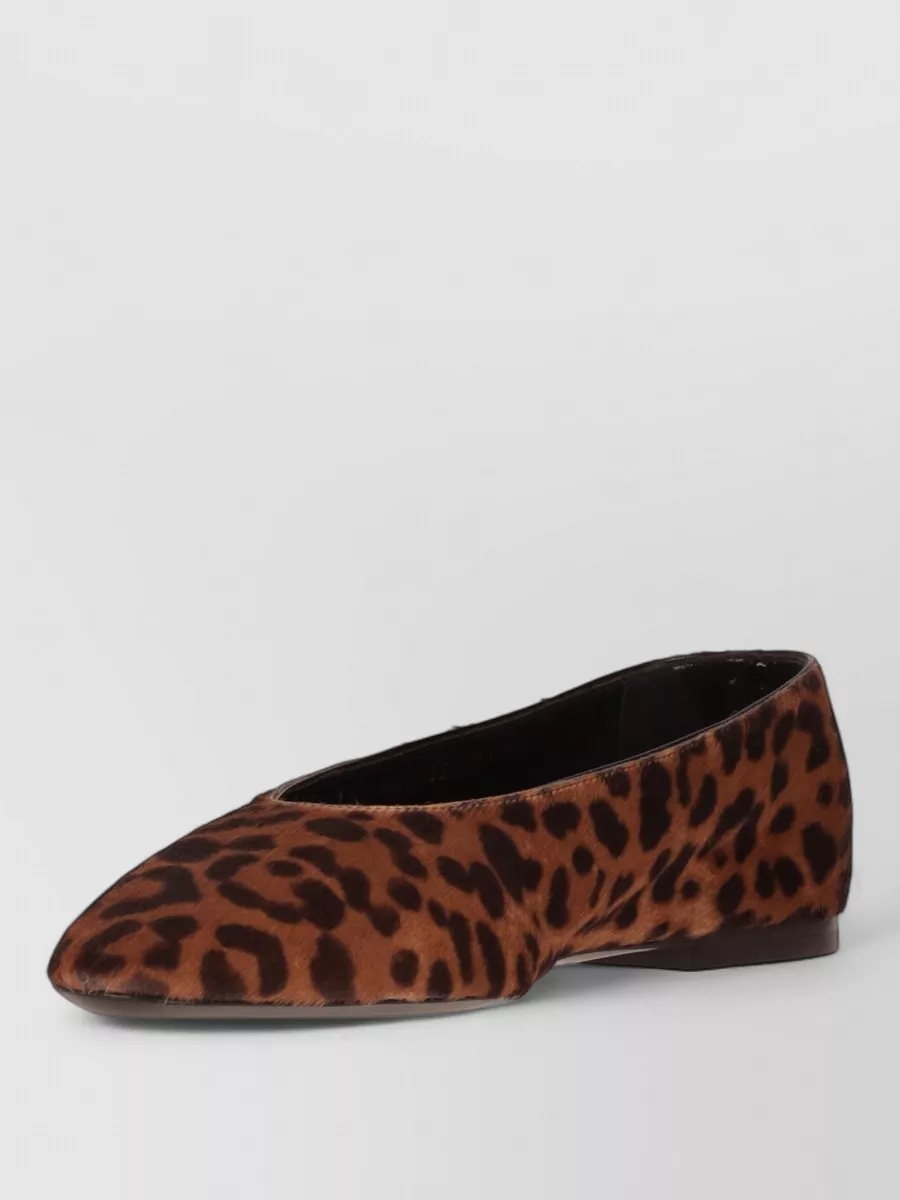 Saint Laurent pony hair ballerina shoes