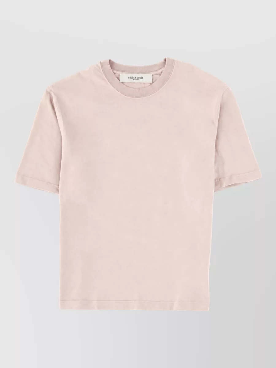 Golden Goose Logo Crew Neck Short Sleeve Top