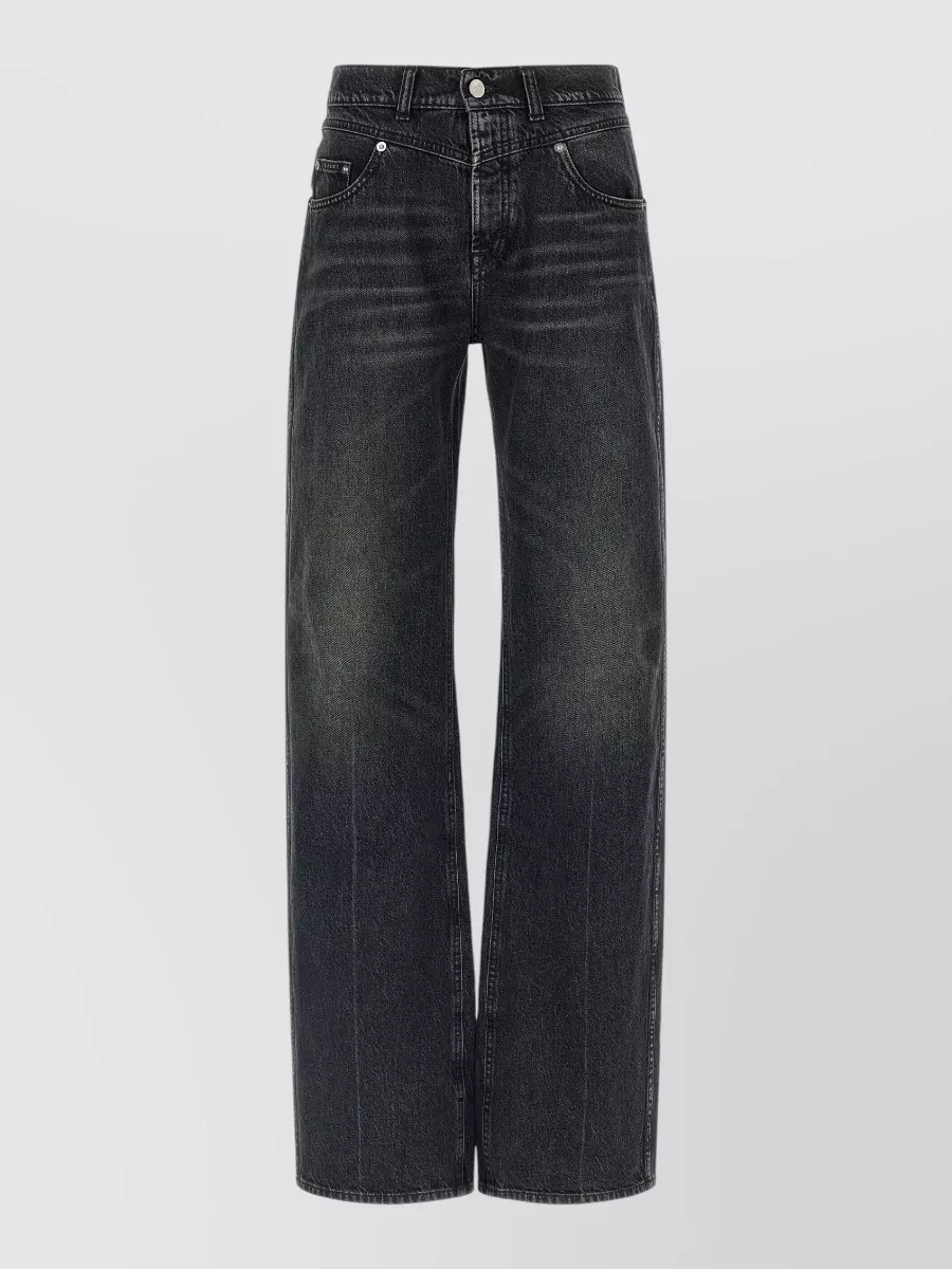 Armarium denim mid-rise straight-leg jeans