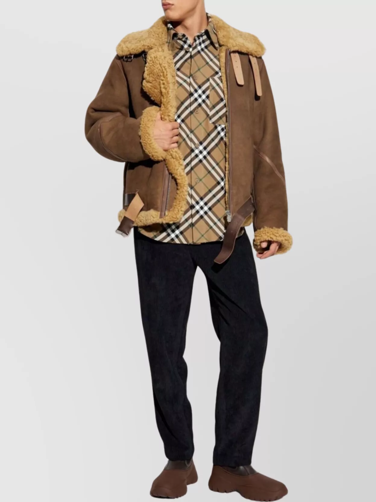 Burberry Wool Flannel Check Shirt