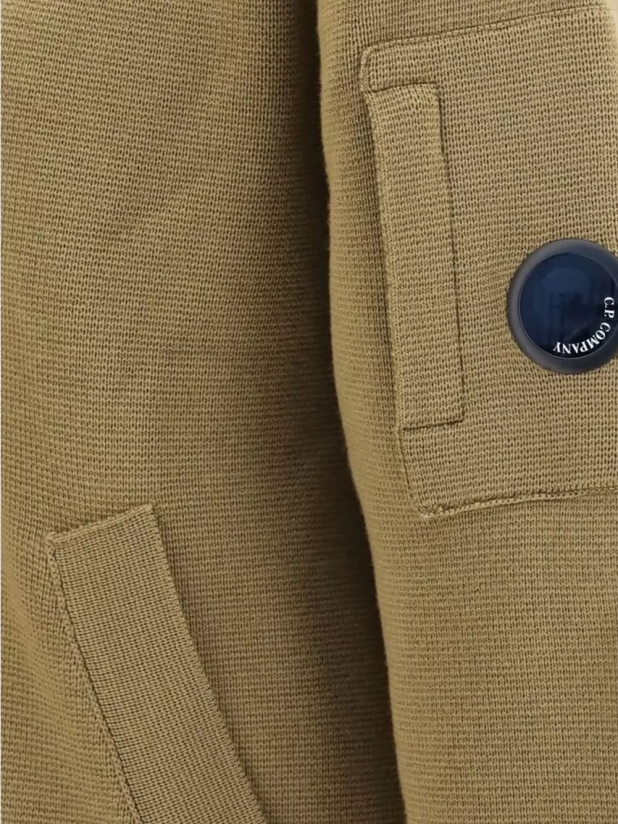 C.P. Company Merino wool reversible hooded jacket