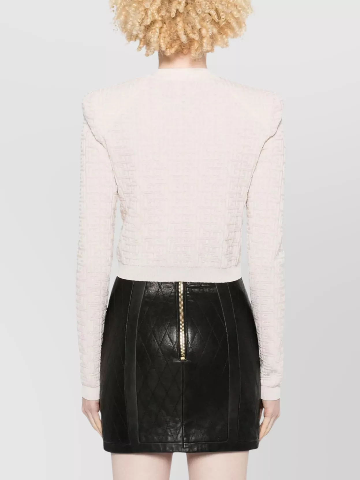 Balmain Lion Chain Knit Cardigan