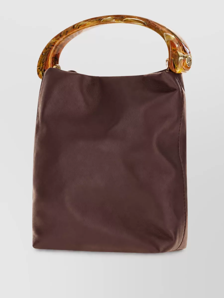 Dries Van Noten Leather Tote Bag