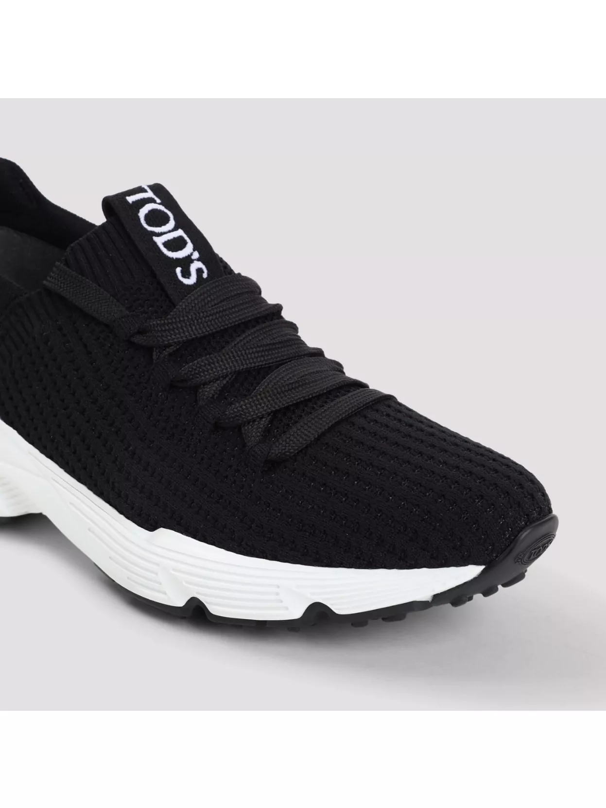 Tod's Elastic Knit Vamp Sneakers