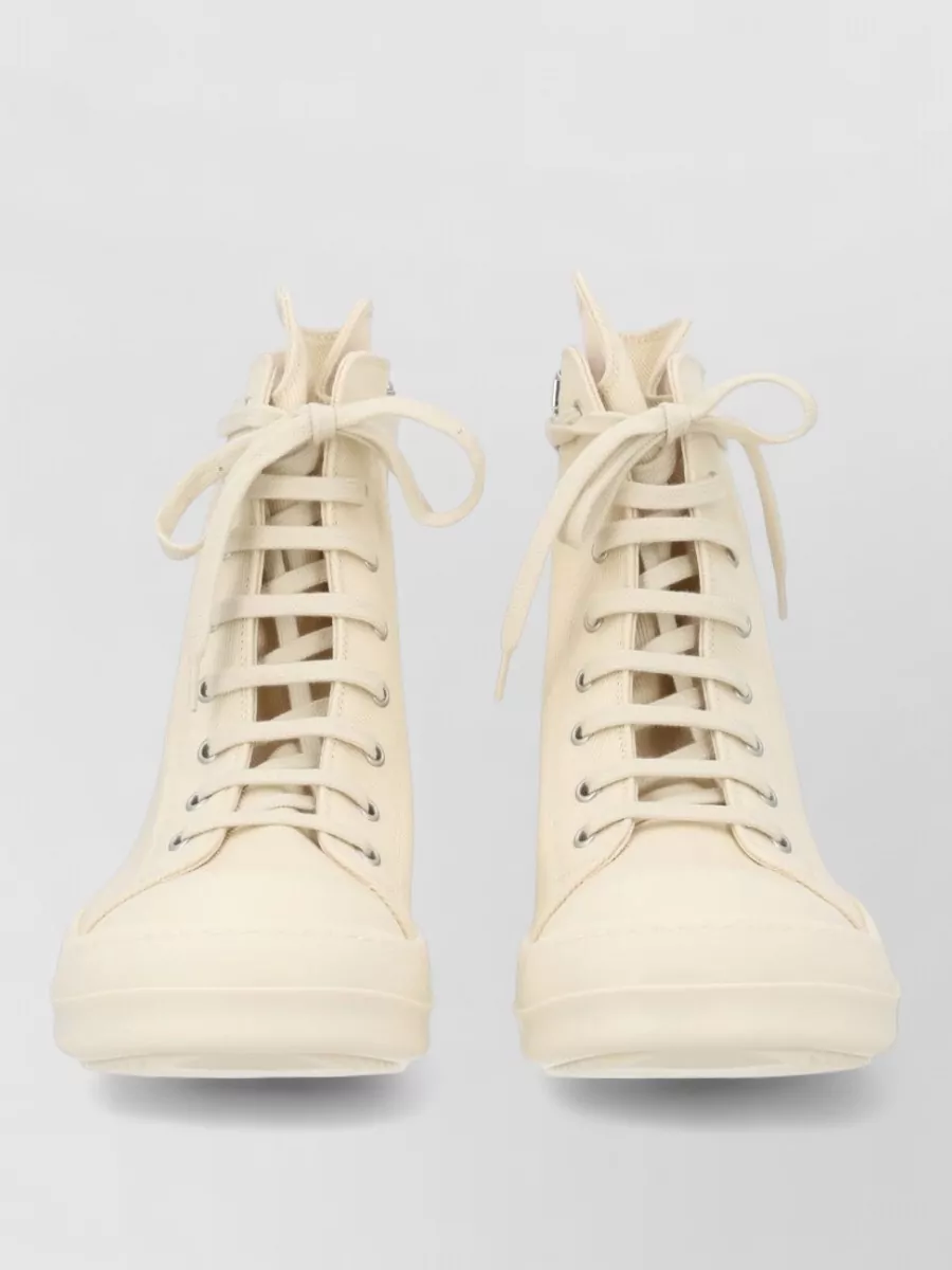 Rick Owens Drkshdw Denim High-Top Sneakers
