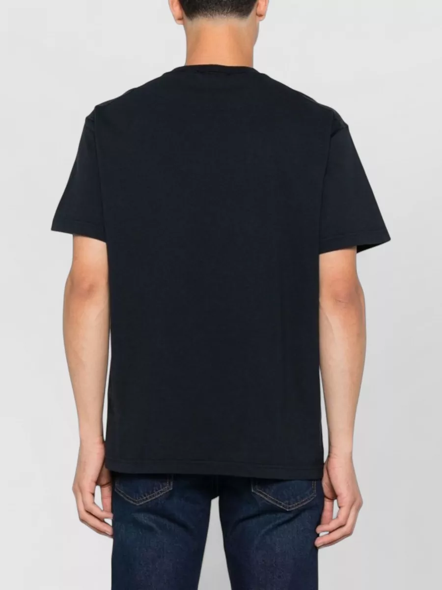 Stone Island Short Sleeve T Shirt Ribbed Neckline