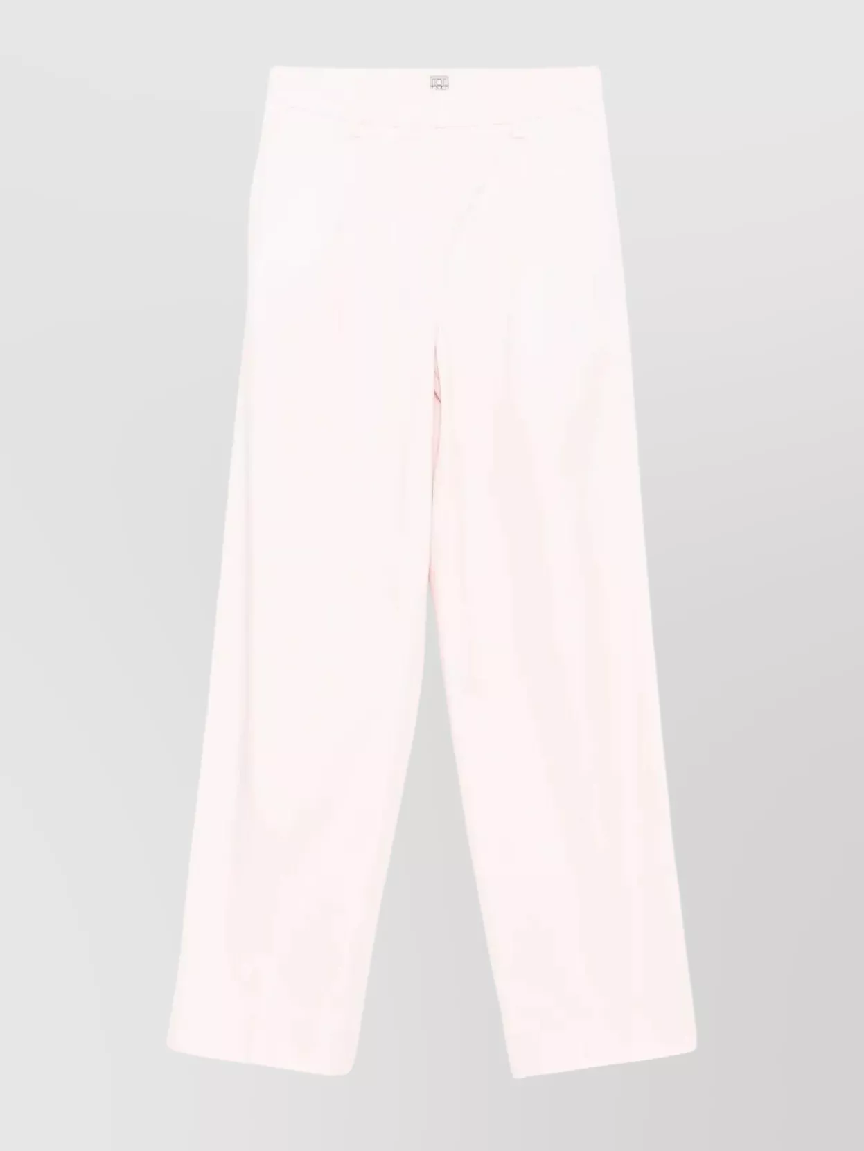 Totême High-Waisted Wide Leg Trousers With Slanted Pockets