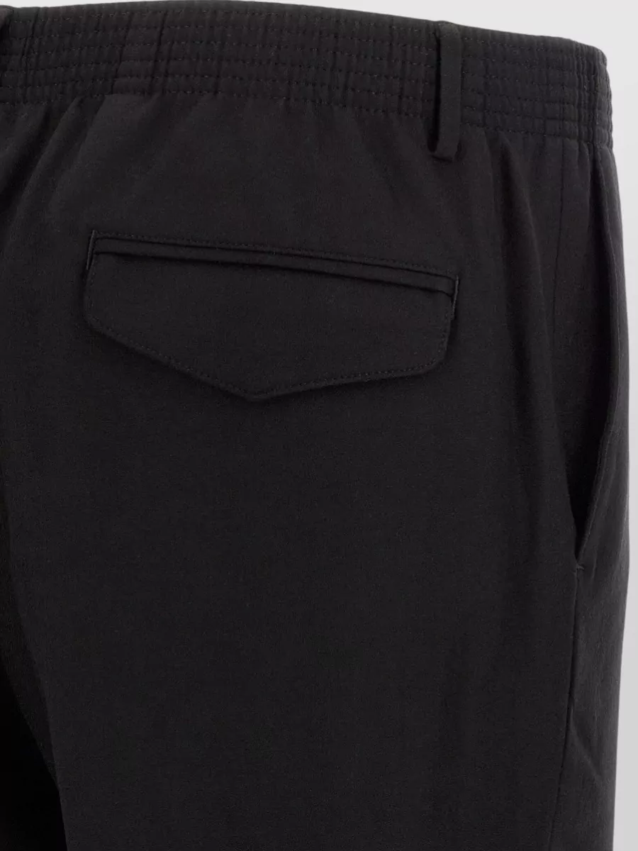 Cellar Door Virgin Wool Tapered Trousers