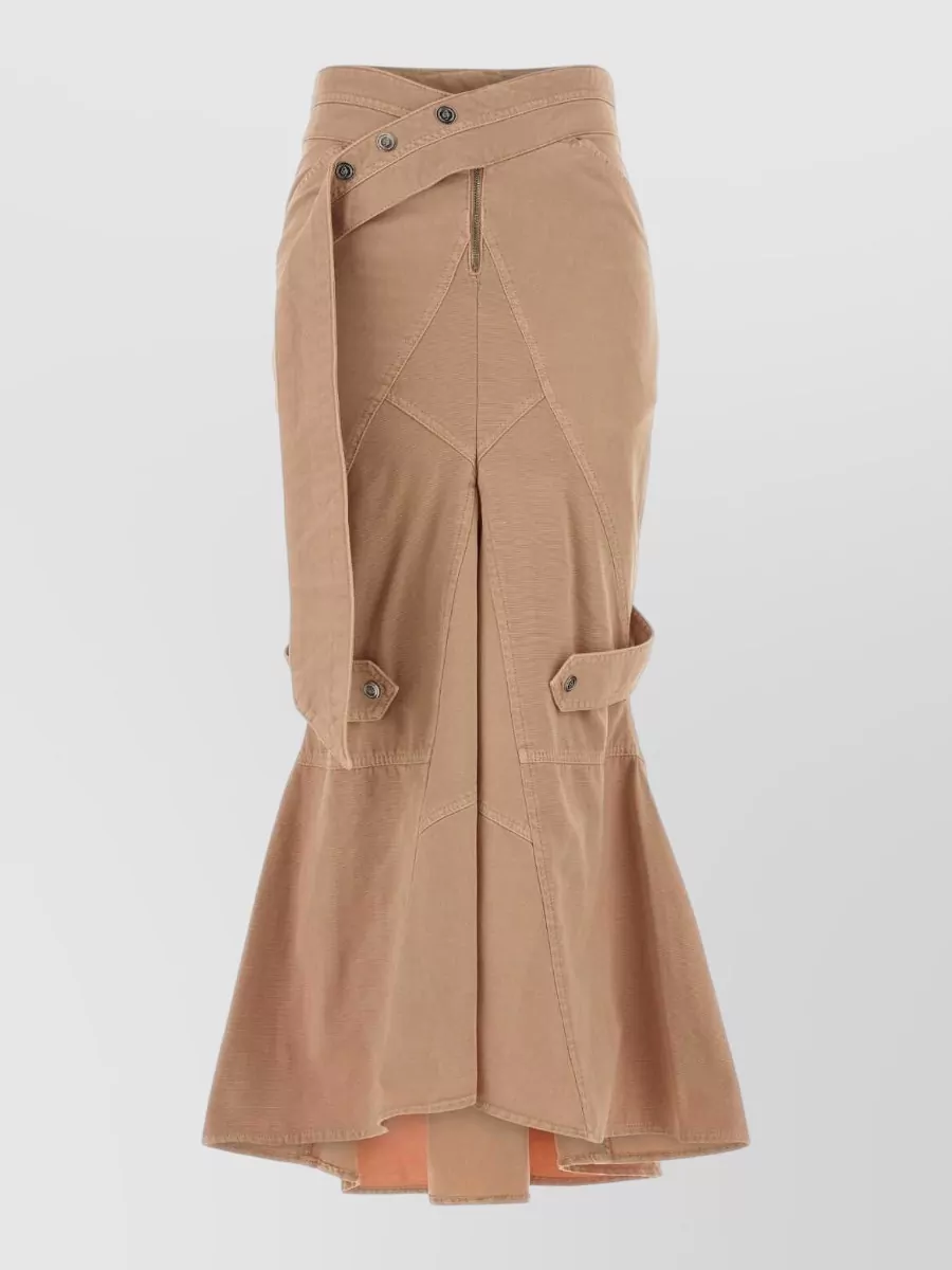 Blumarine Denim Asymmetric Skirt