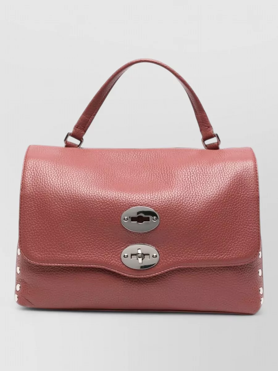 Zanellato studded leather shoulder bag