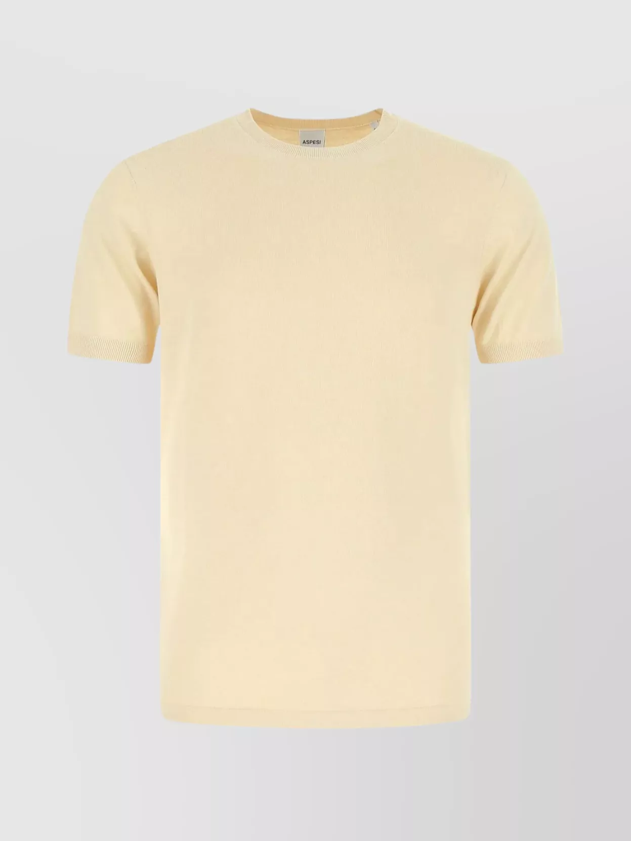 Shop Aspesi Cotton Crew Neck T-shirt In Pastel