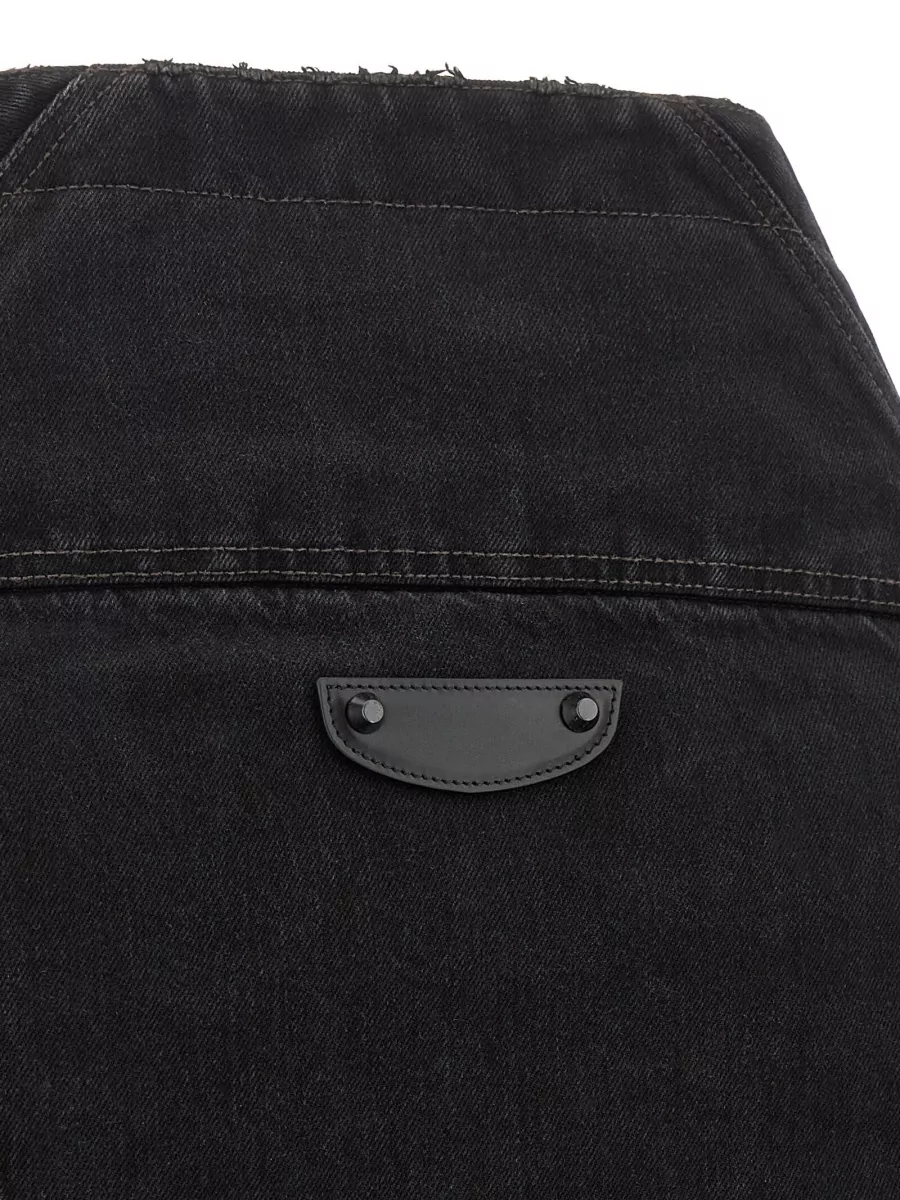 Balenciaga Denim wrap jacket