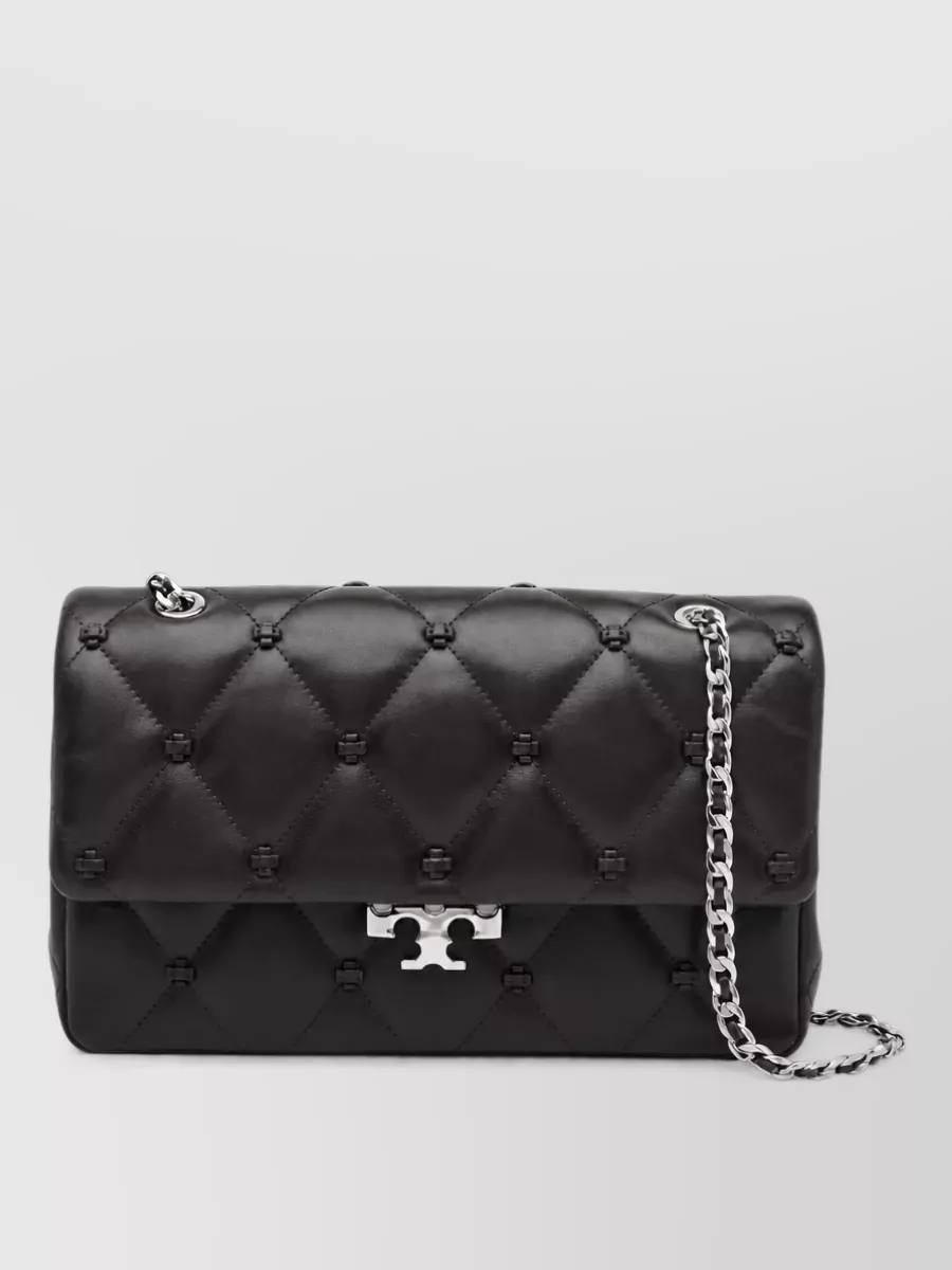 Tory Burch bunny knot leather shoulder bag