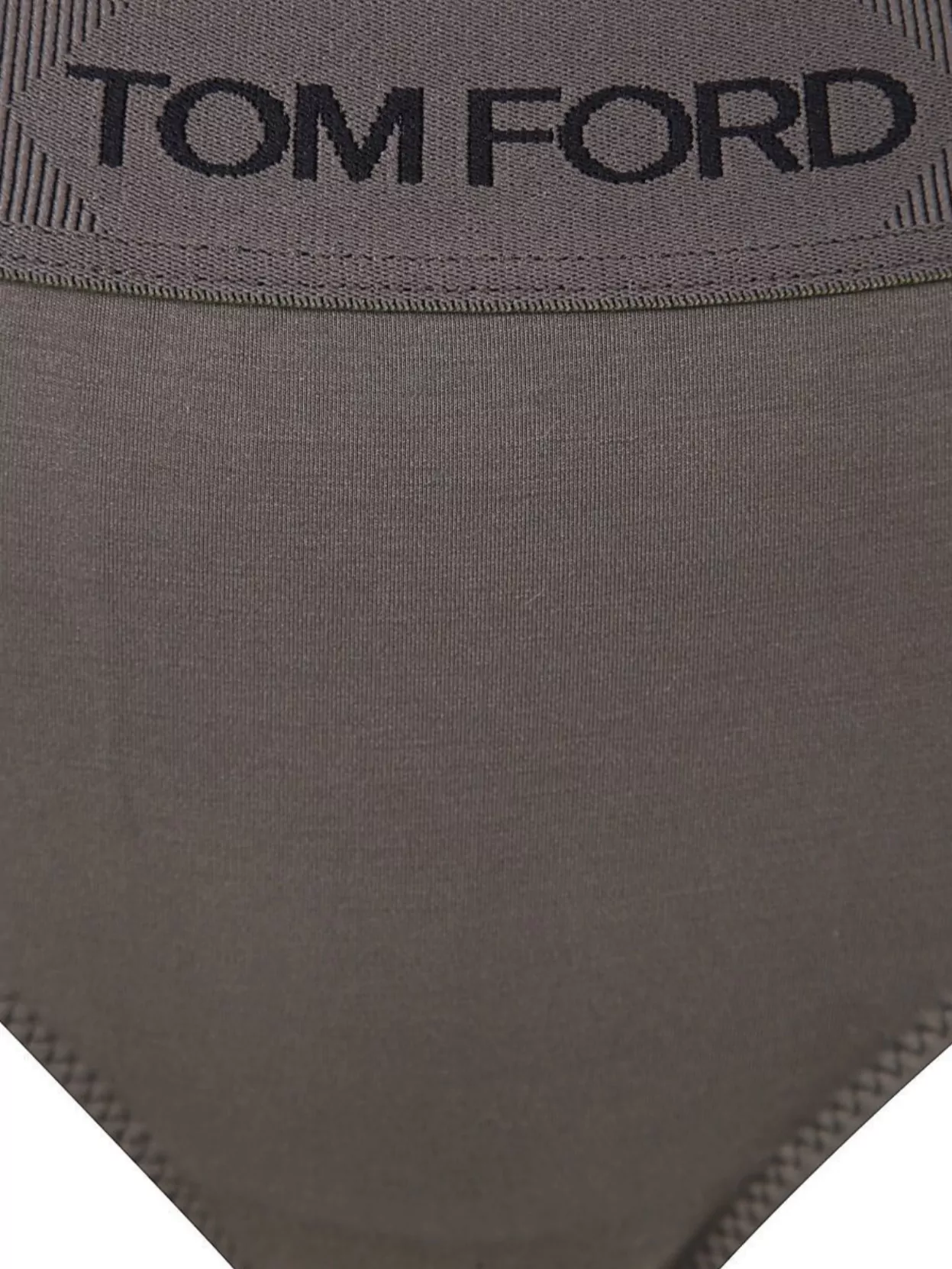 Tom Ford Seamless Elastic Waistband Panties In Gray