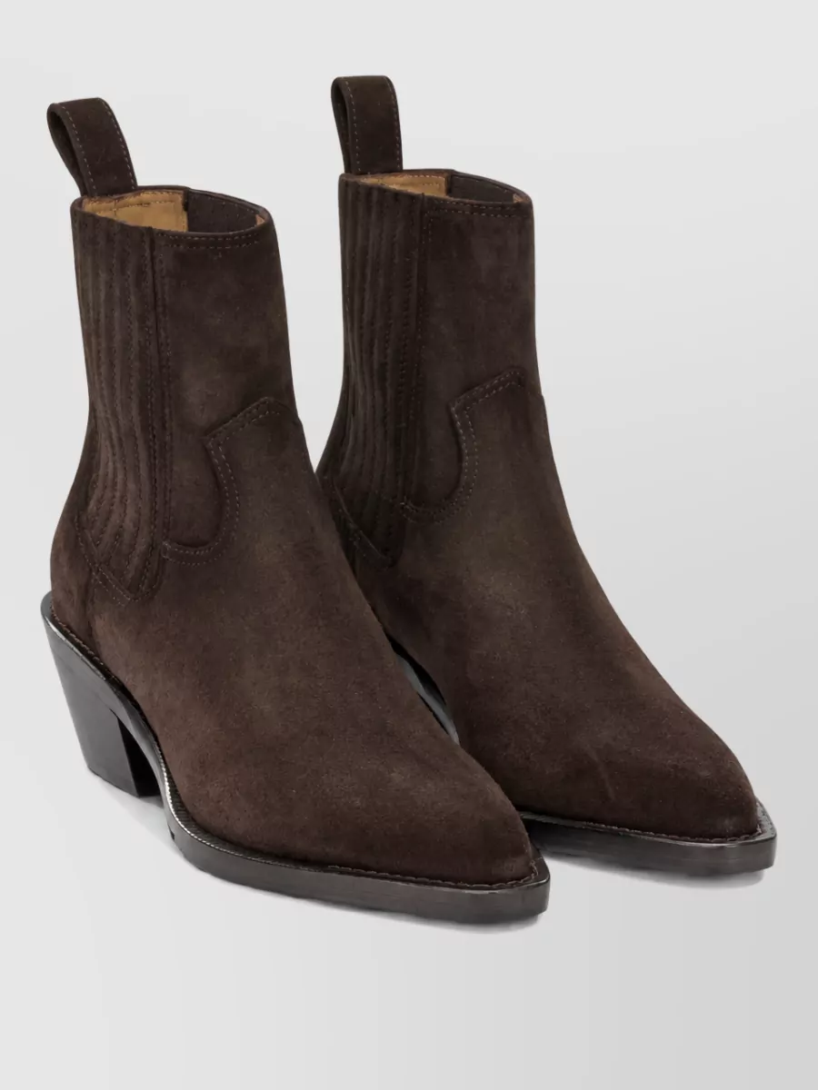 Henderson Baracco suede leather ankle boots