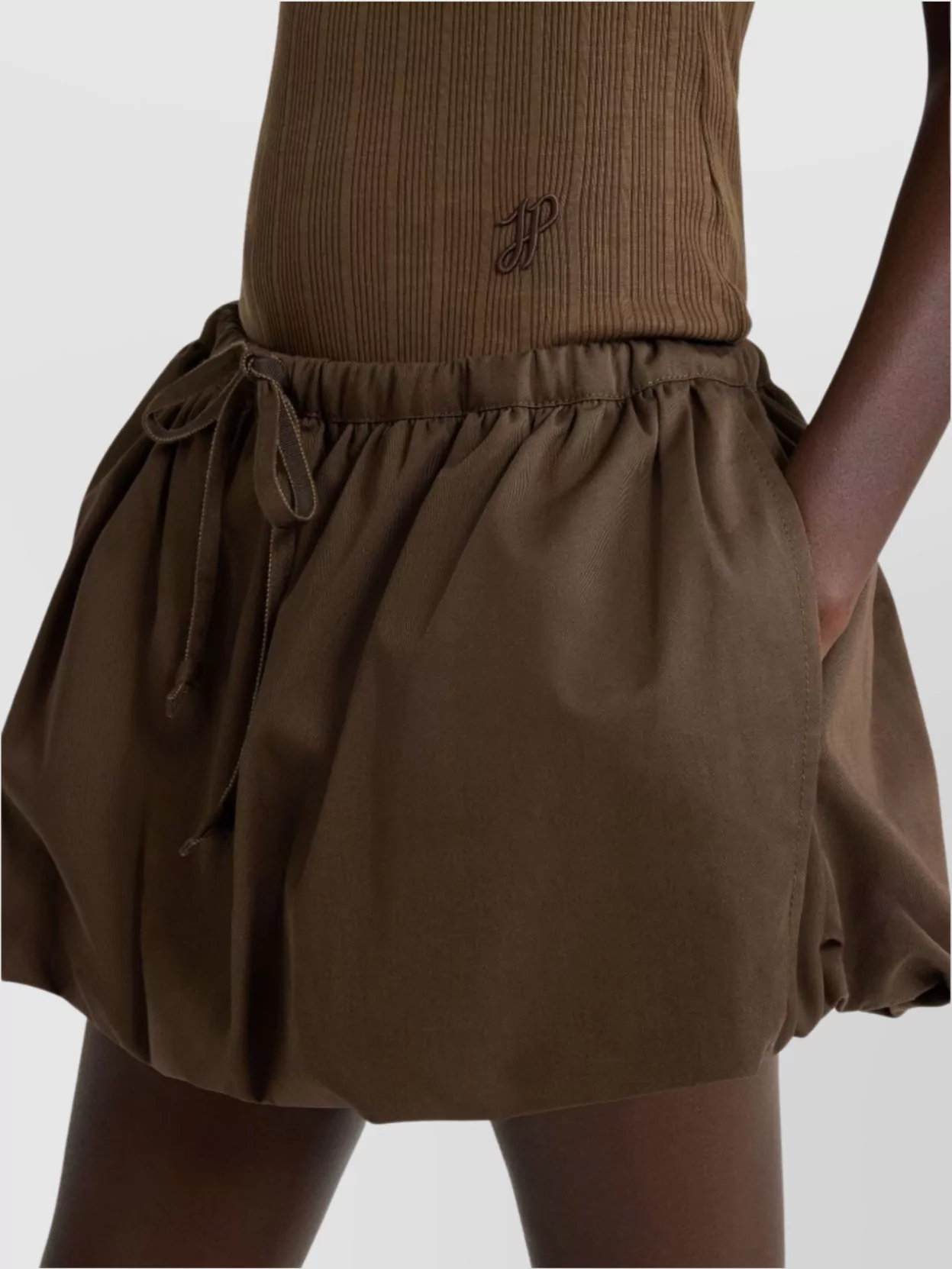 Patou Organic Cotton Mini Skirt