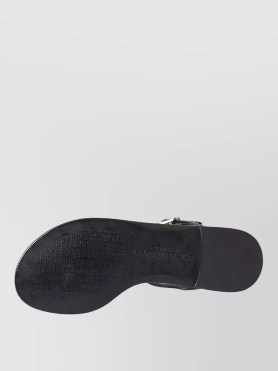 Dolce&Gabbana Crystal Embellished Rubber Slides