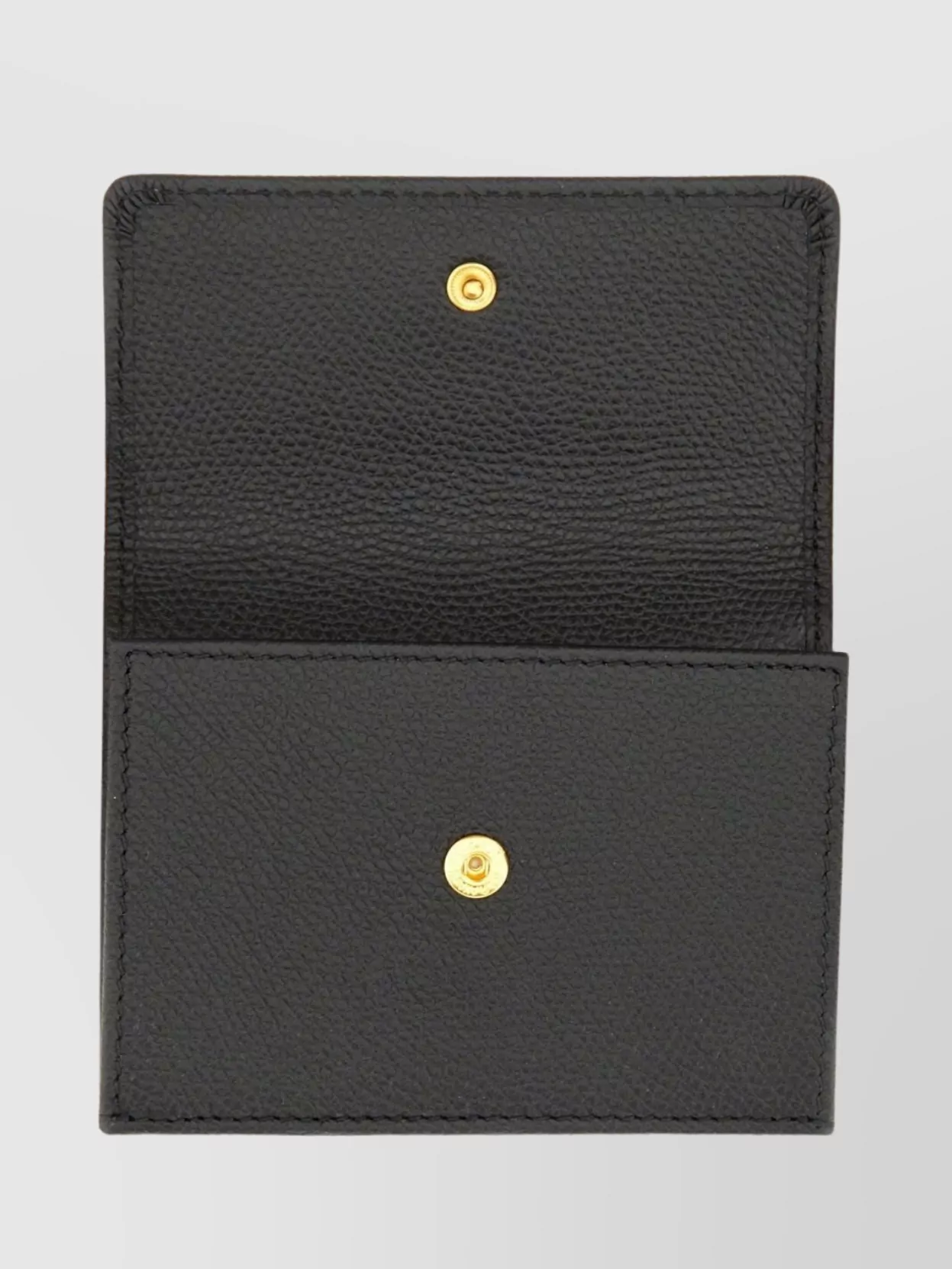 Valentino Vlogo Signature Trifold Wallet In Black