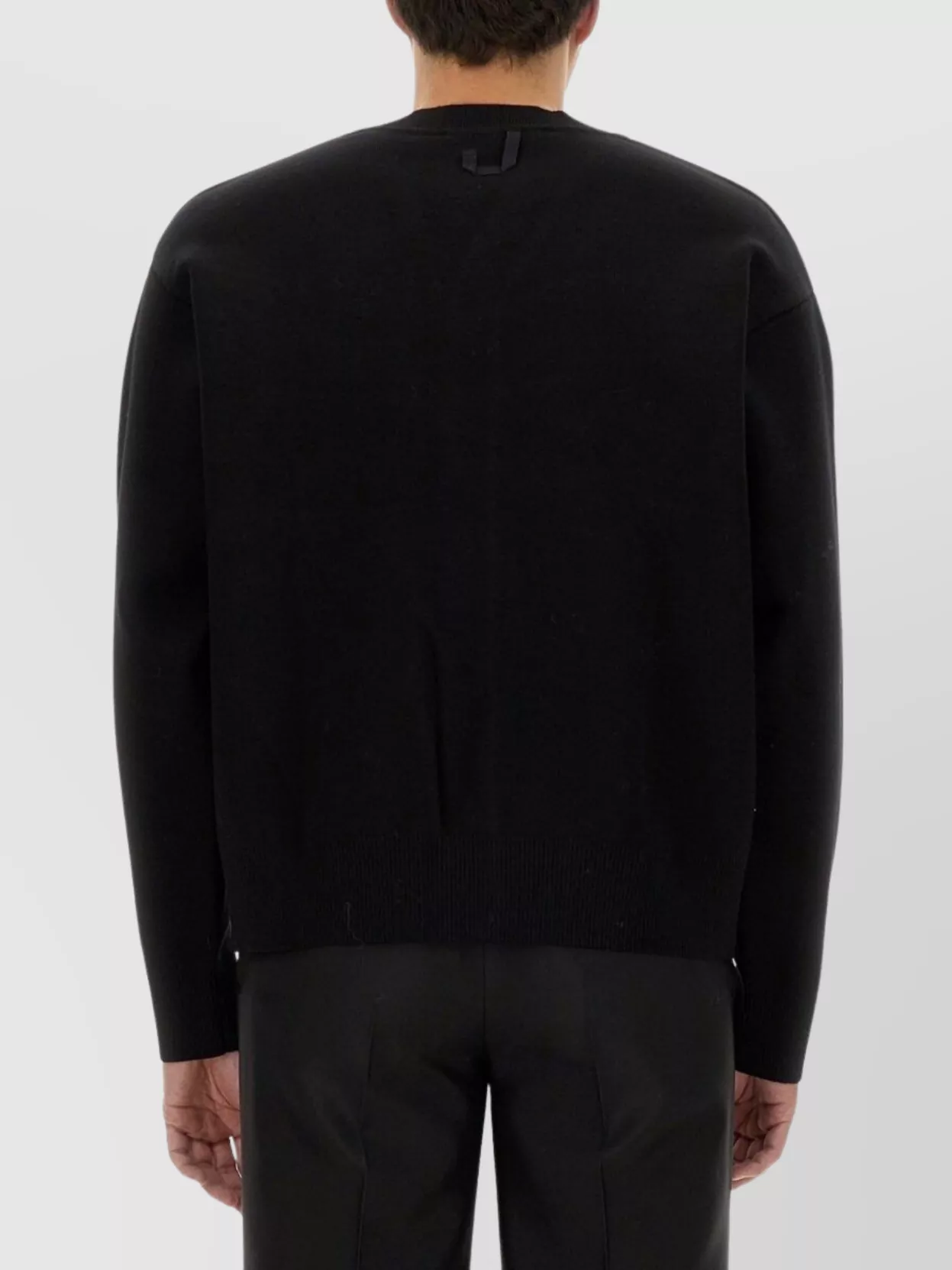 Jacquemus Buttoned V-Neck Ribbed Cardigan With Long Sleeves