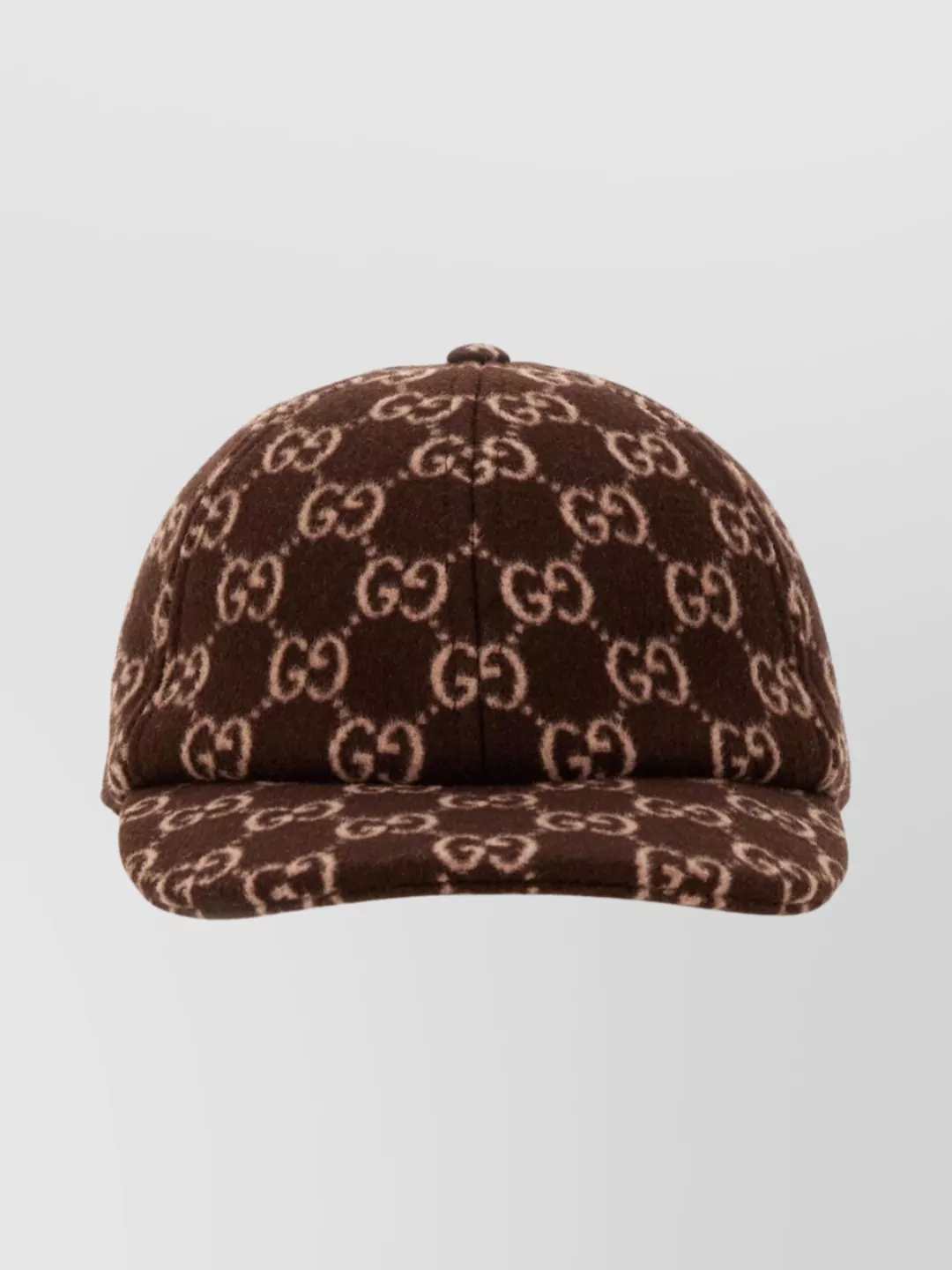 Gucci Gg Canvas Wool Baseball Cap In Black