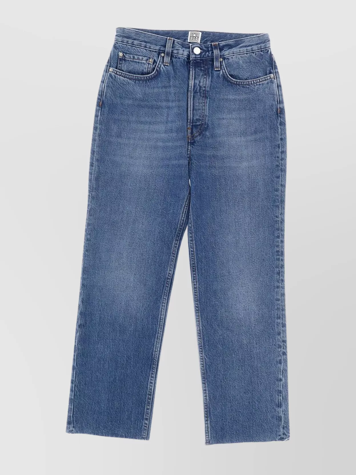 Totême Belt Loops Five-pocket Design Raw Hem
