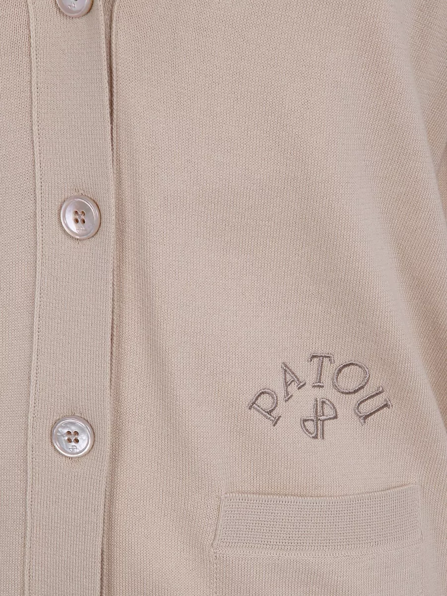 Patou Cotton Collar Cardigan