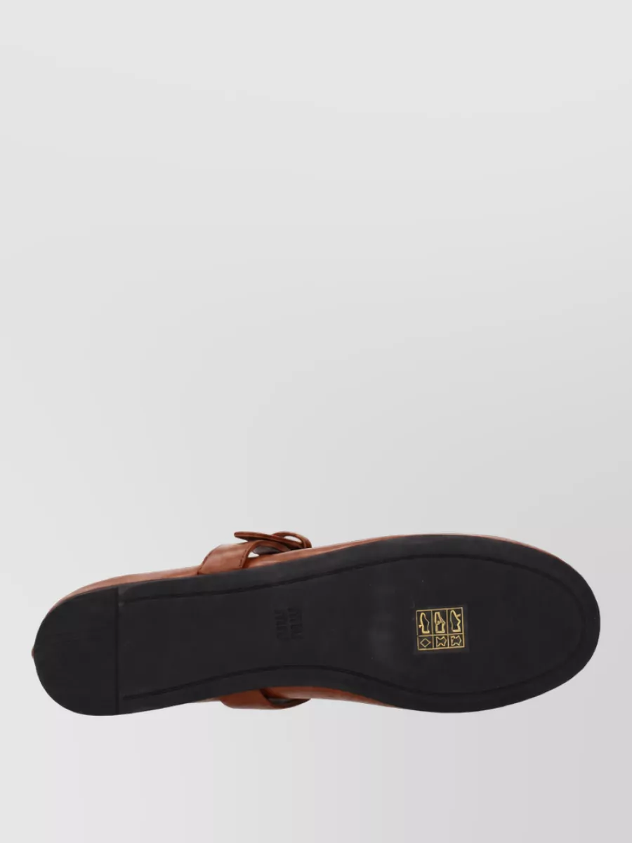 Miu Miu Leather Loafers
