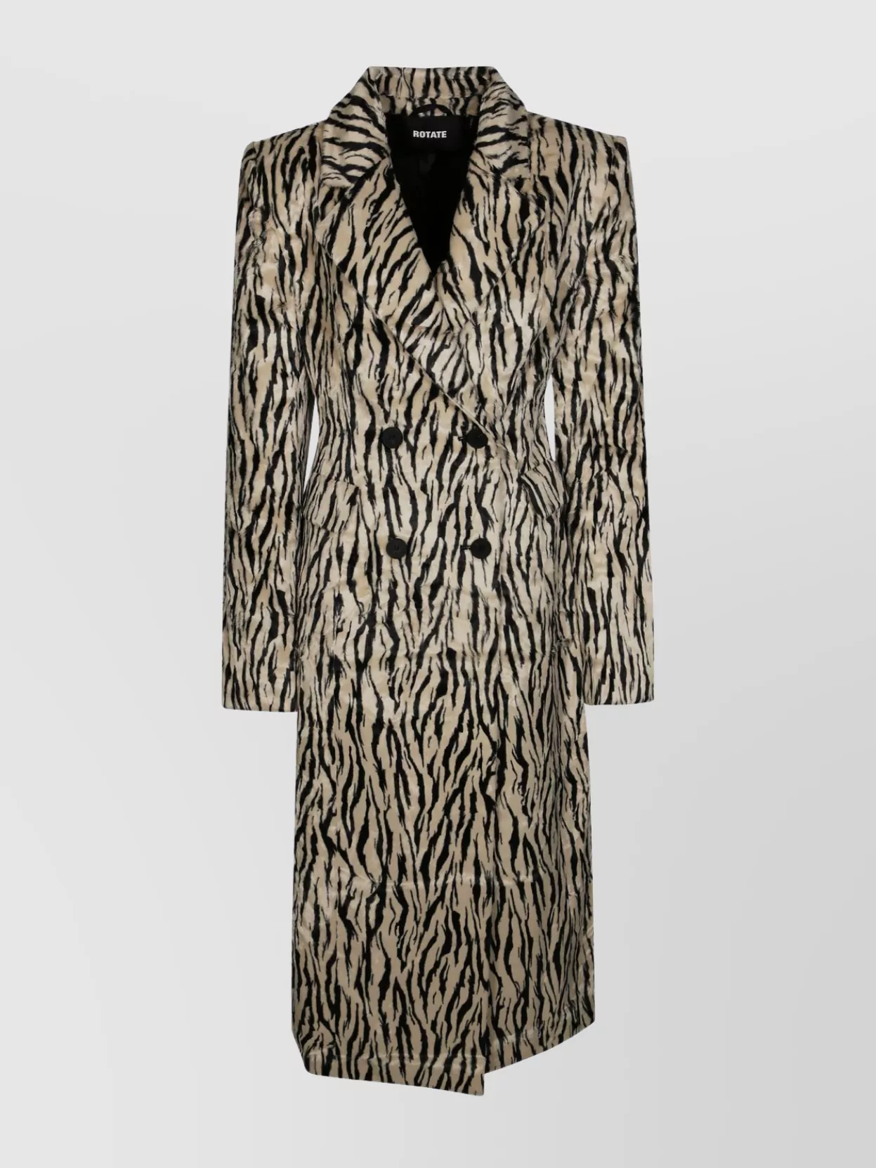 Rotate Birger Christensen Rotate Printed Faux Fur Coat In Multi