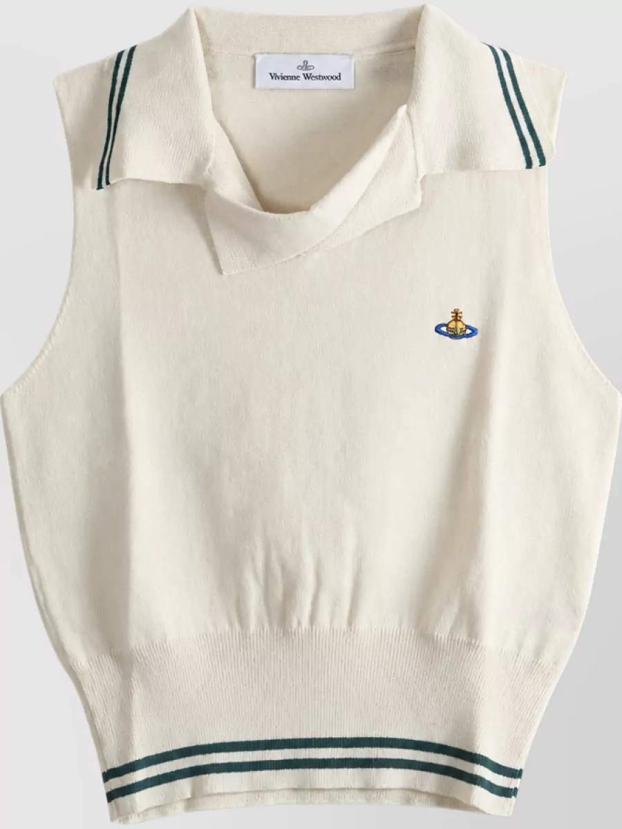 Vivienne Westwood Cashmere-Blend Long-Sleeve Knitted Top