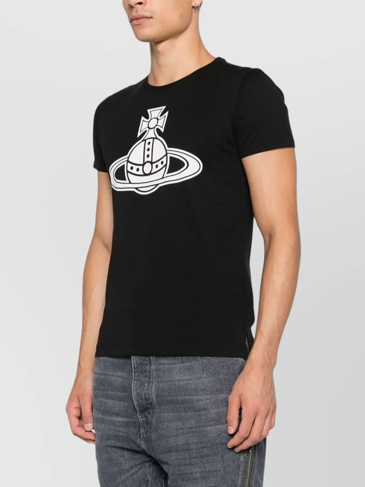Vivienne Westwood Graphic Print Crew Neck Short Sleeve Top
