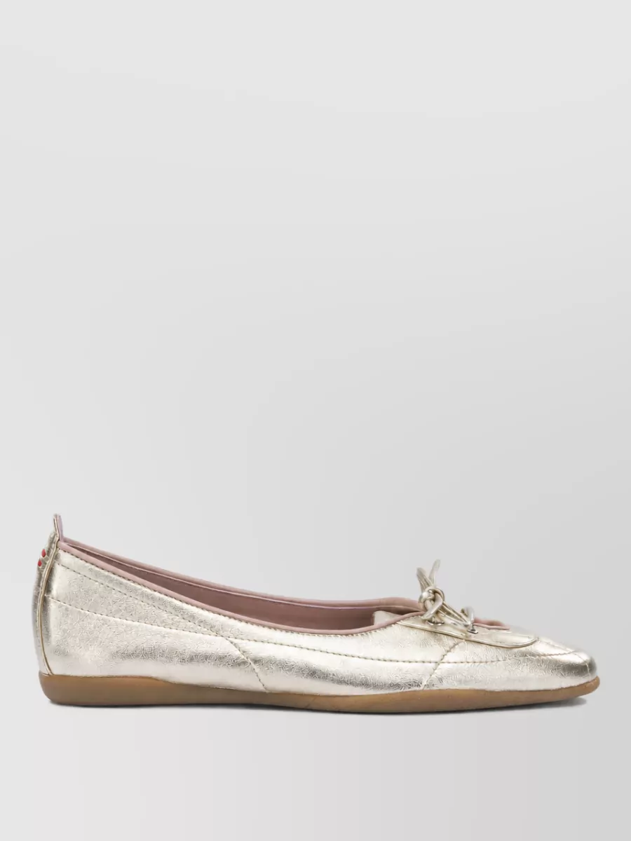 Halmanera Leather Ballerina Shoes