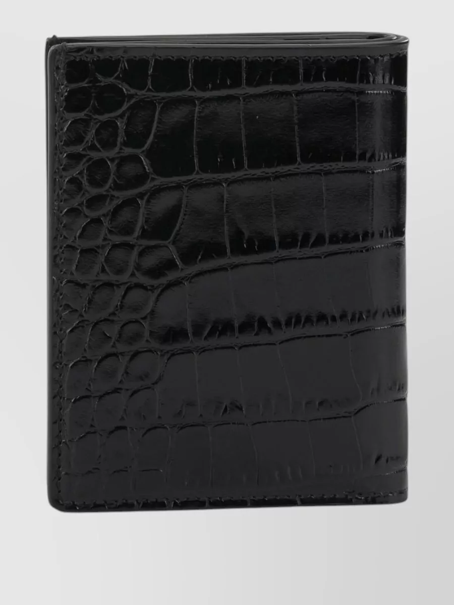 Tom Ford Exotic Line Bifold Card Holder Embossed