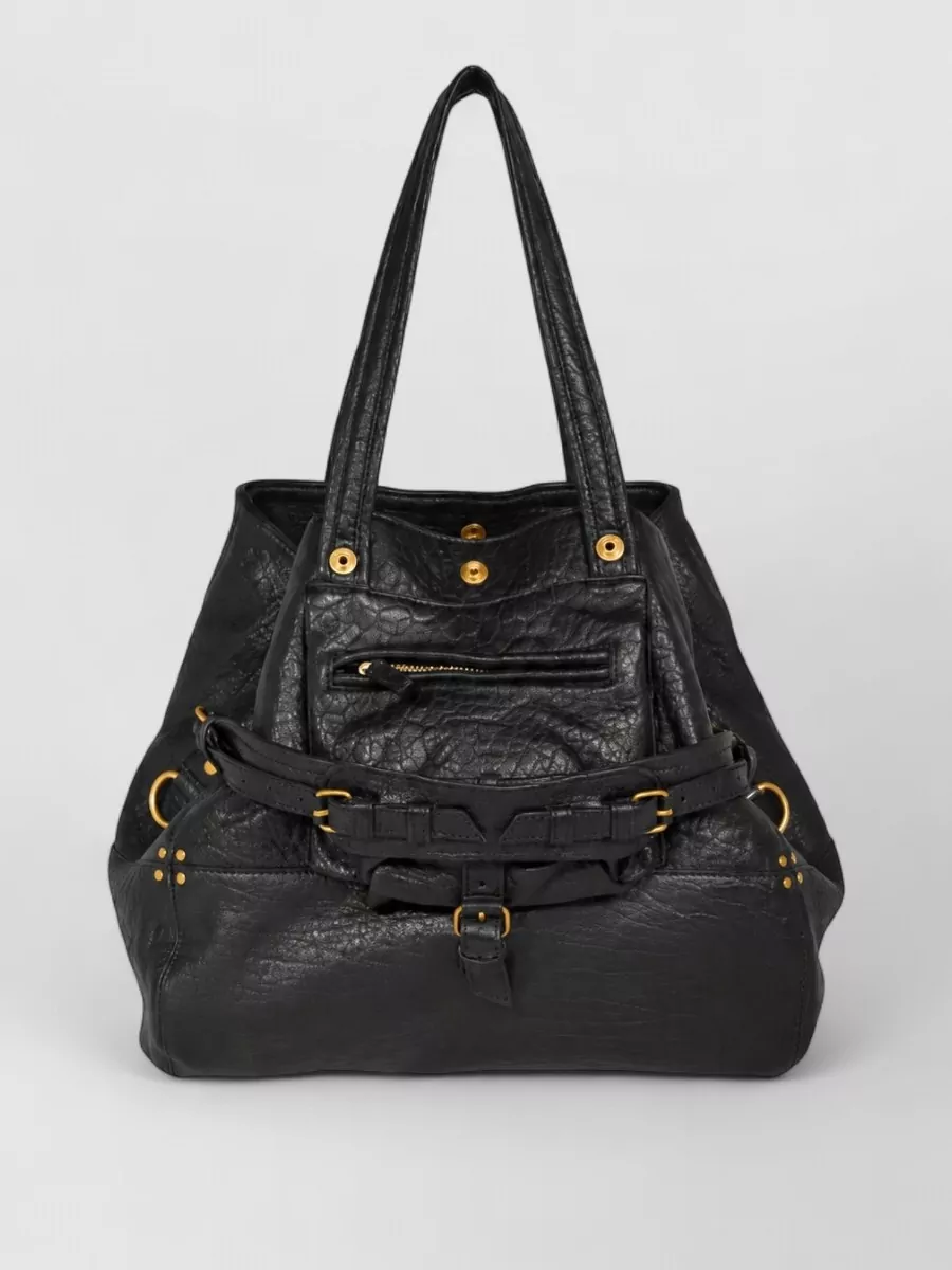 Jérôme Dreyfuss Lambskin Tote Bag Billy M