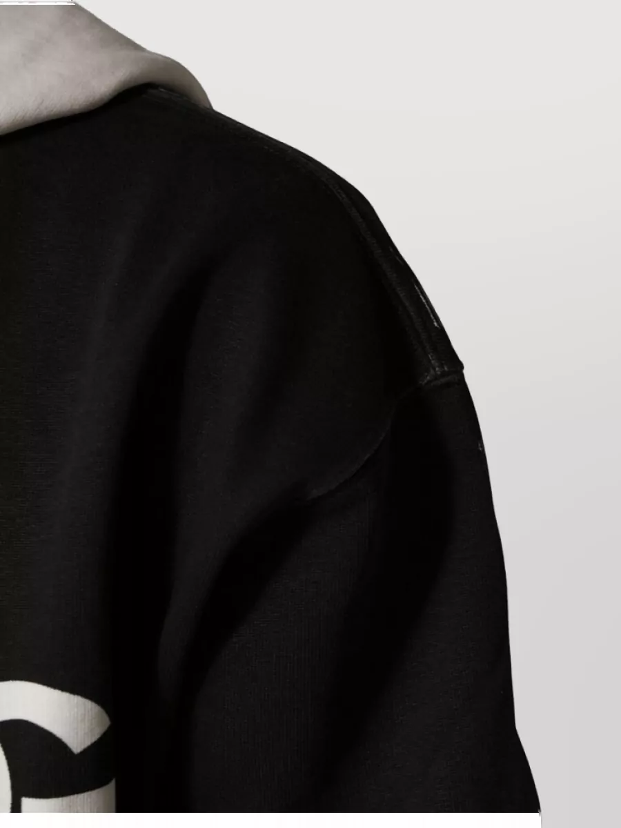 Dolce&Gabbana Cotton Logo Hooded Zip Jacket