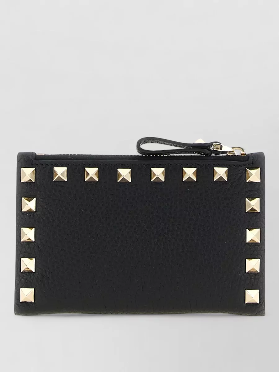 Valentino Garavani Rockstud Spike Leather Clutch Bag