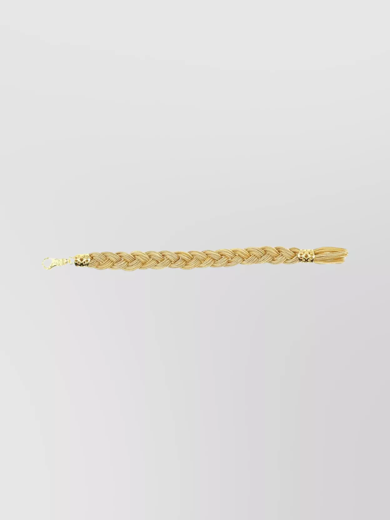 Shop Emanuele Bicocchi Gold-tone Braided Chain Link Bracelet
