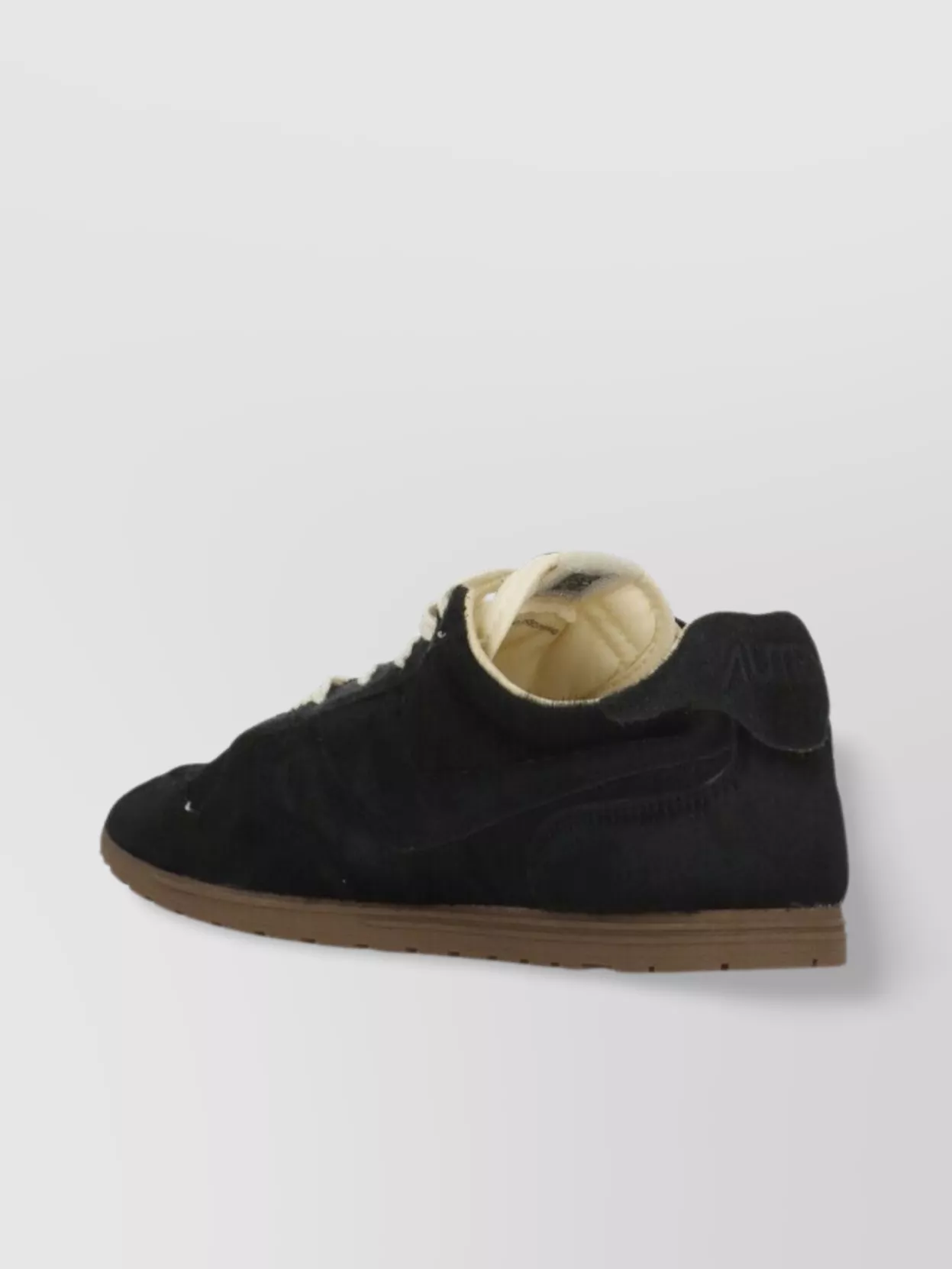 Autry Black Lace Up Sneakers In Black