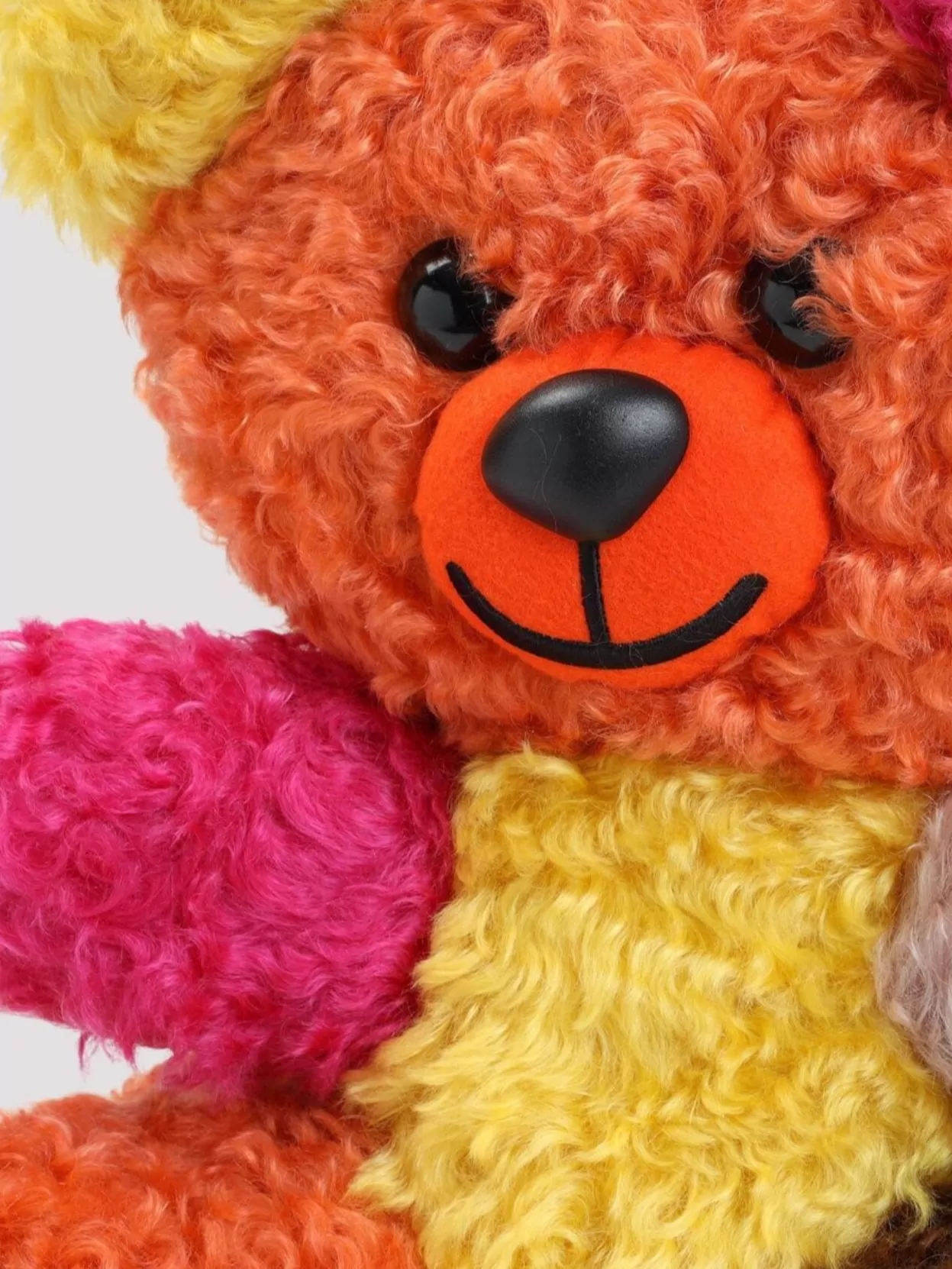 Shop Moschino Bear Shape Mohair Bag