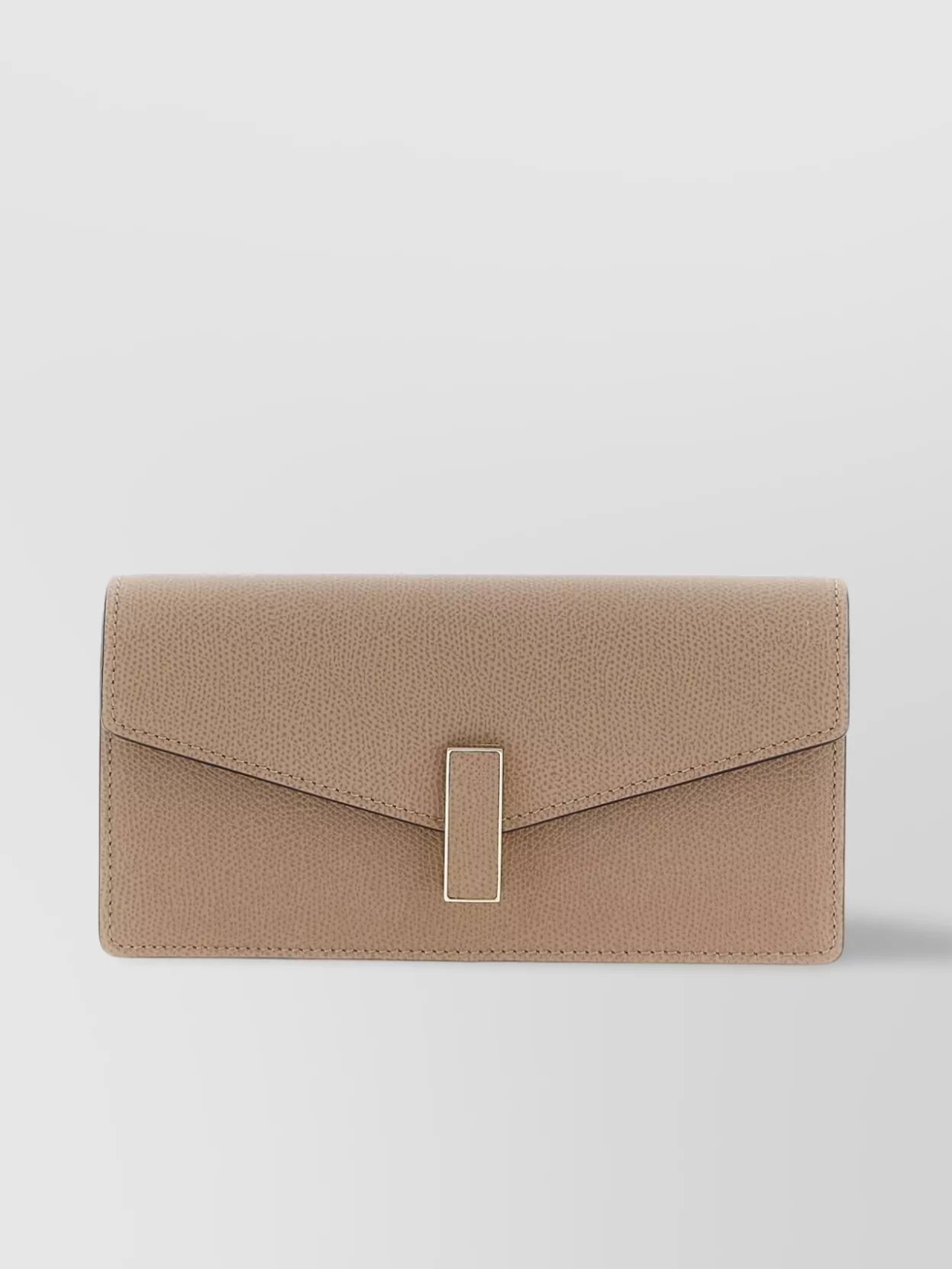 Valextra Chain Strap Rectangular Clutch With Textured Finish