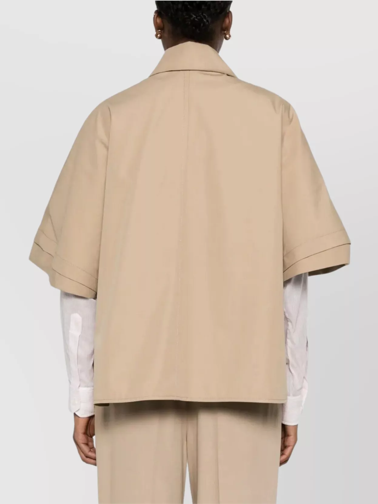 Max Mara Word Of Sand Boxy Jacket In Pink