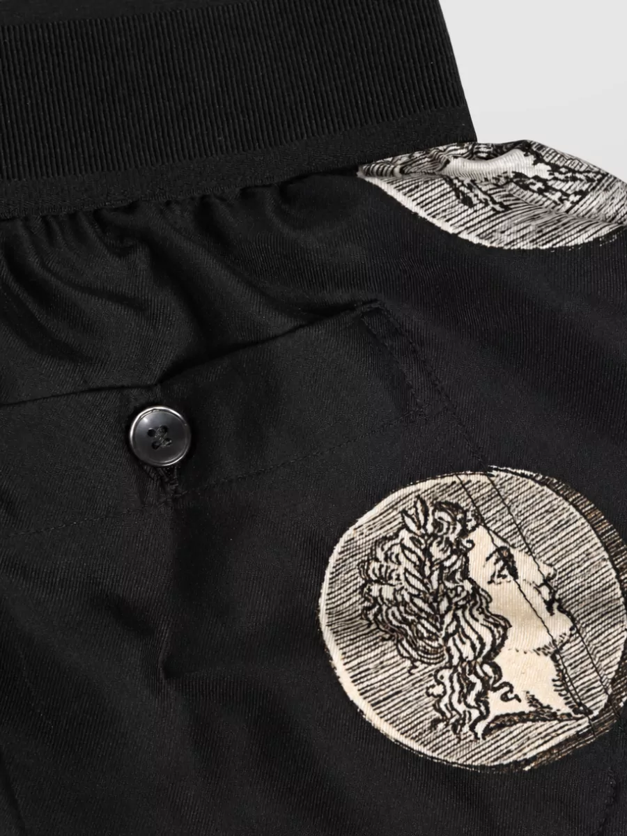 Dolce&Gabbana Silk Printed Boxer Shorts
