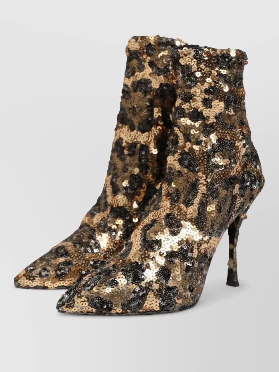 Dolce&Gabbana sequin sock ankle boots