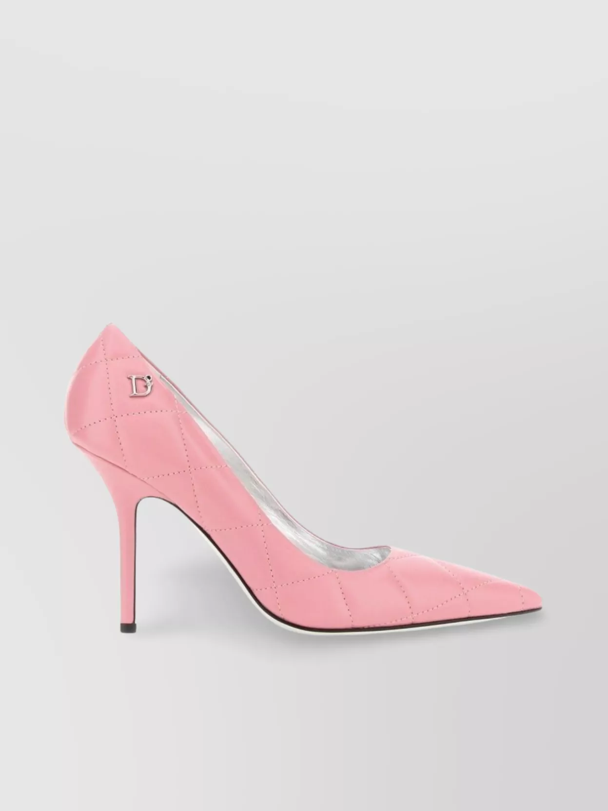 Dsquared2 Quilted Leather Pointed Toe Stiletto Pumps