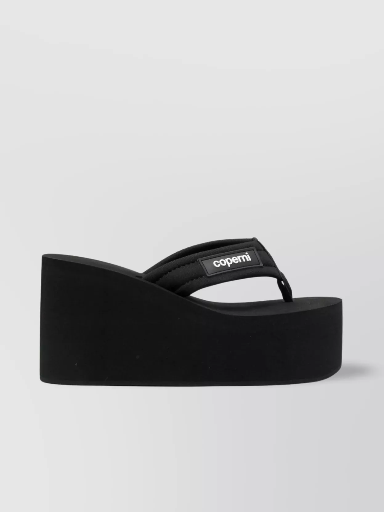 Coperni Wedge Heel Platform Sandals With Thong Strap
