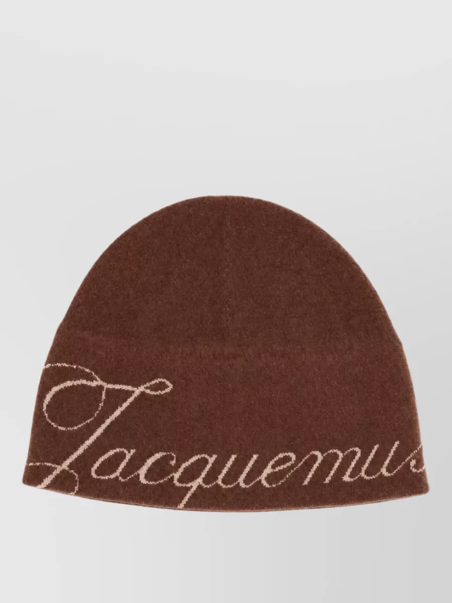 Jacquemus cashmere wool knit beanie
