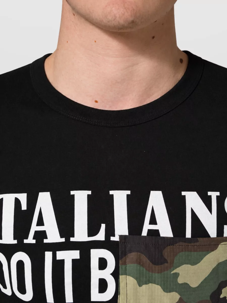 Dolce&Gabbana Camo Pocket T-Shirt