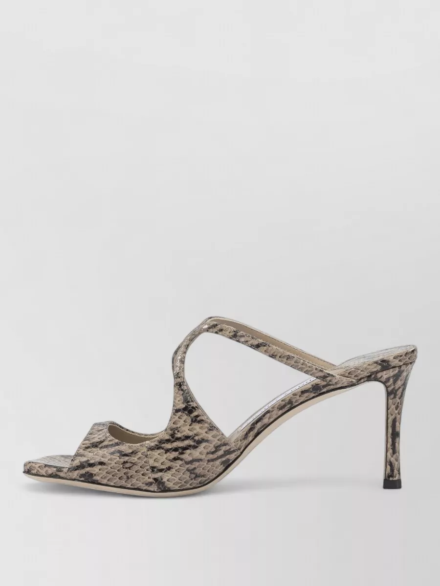 Jimmy Choo Leather Heeled Mules
