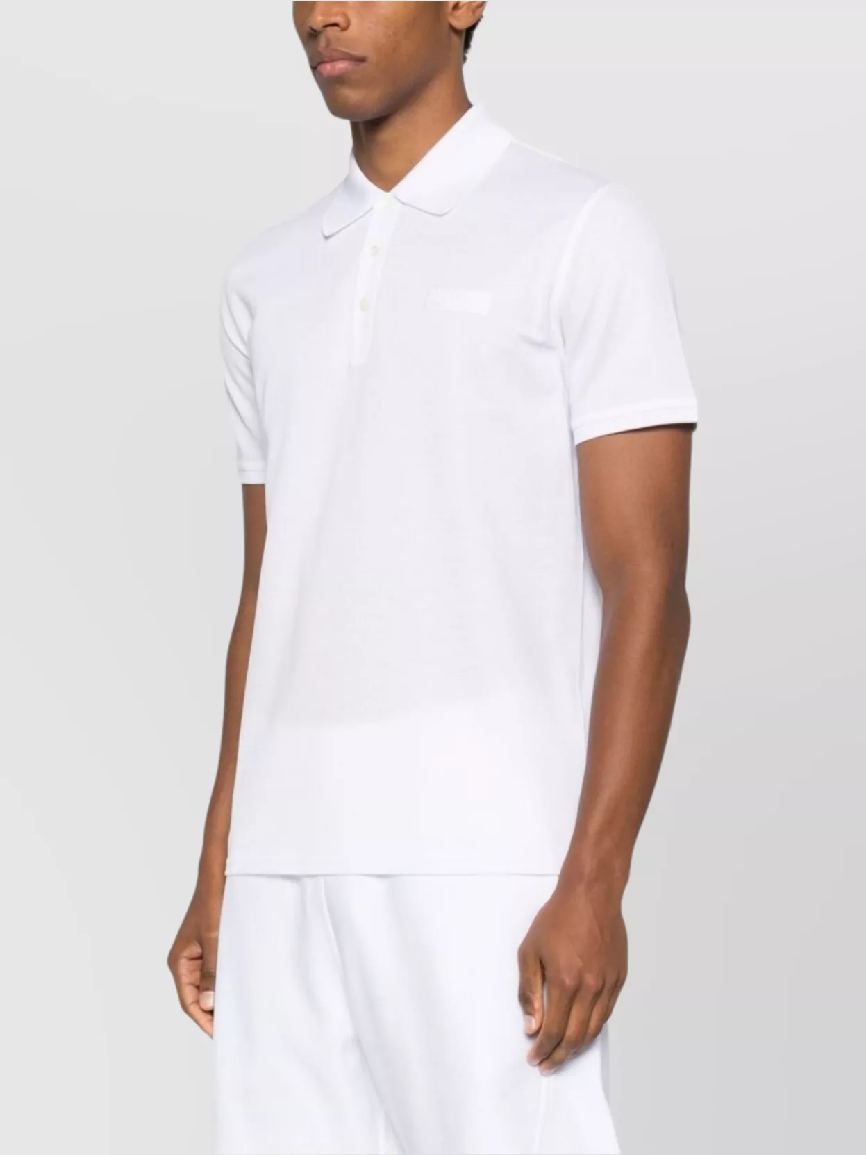 Givenchy Cotton Polo Shirt Featuring Short Sleeves And Collar
